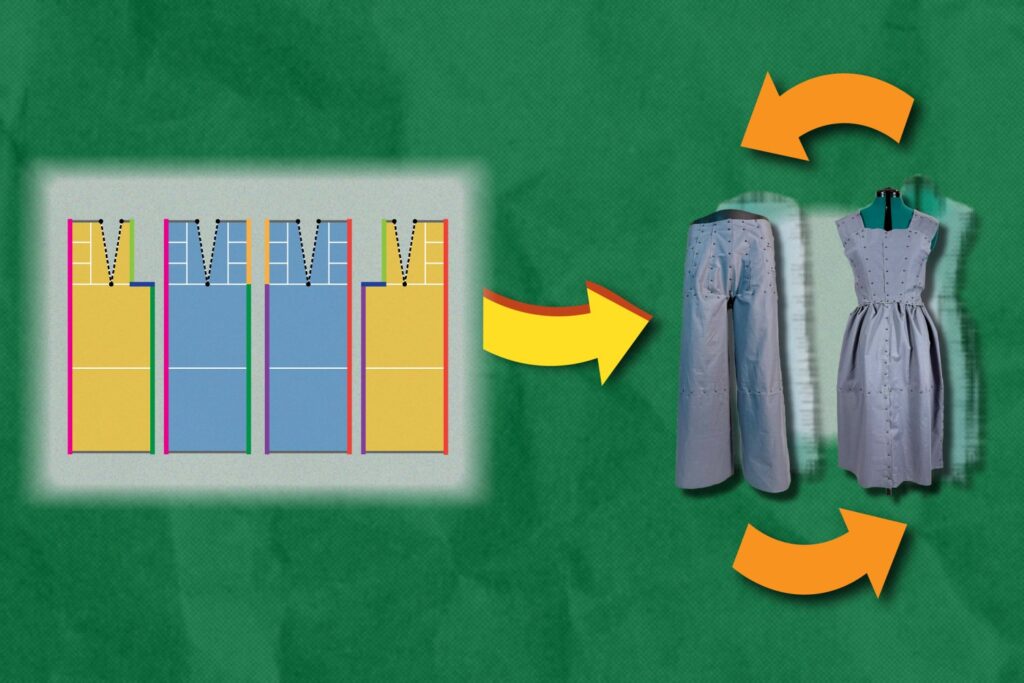 New software designs eco-friendly clothing that can reassemble into new items | MIT News