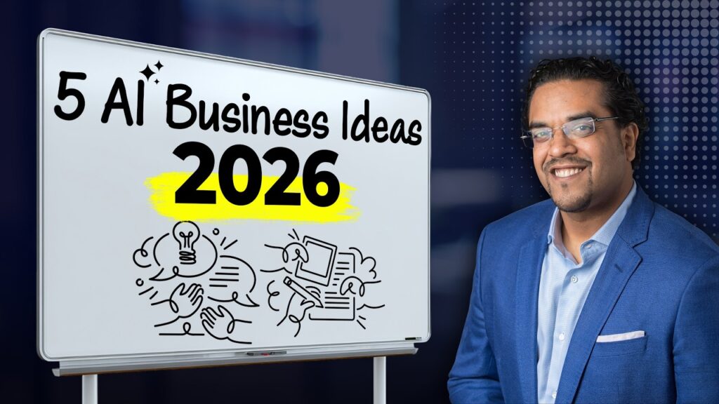 5 BEST AI Businesses To Start In 2026 (For Beginners)