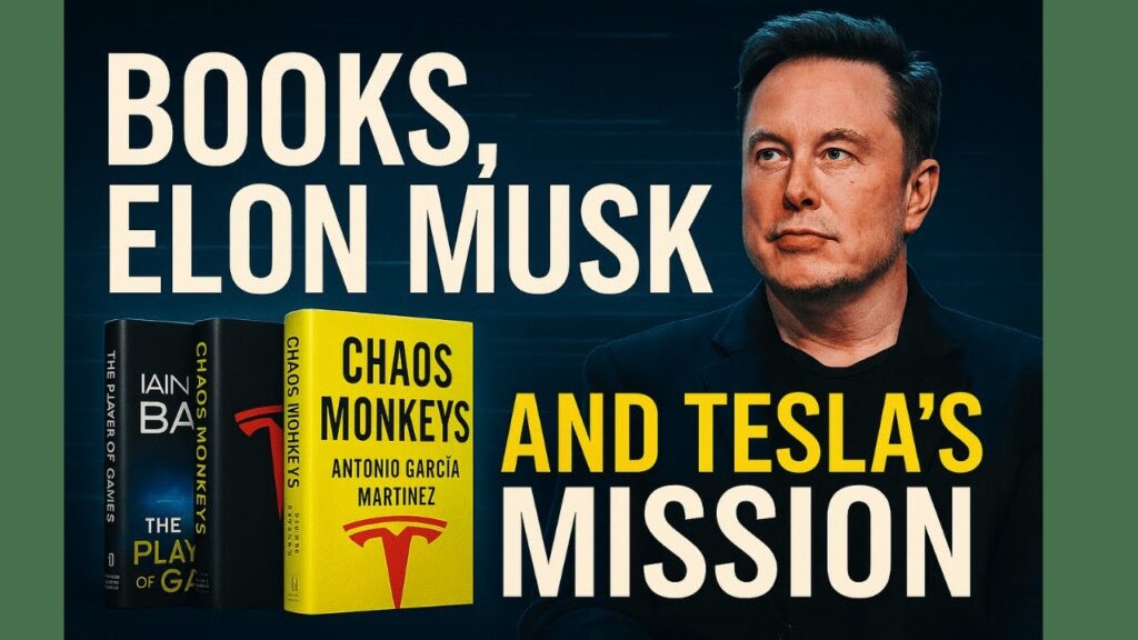 The Books That Inspired Elon Musk’s Vision of AI, Robots & Tesla Mission