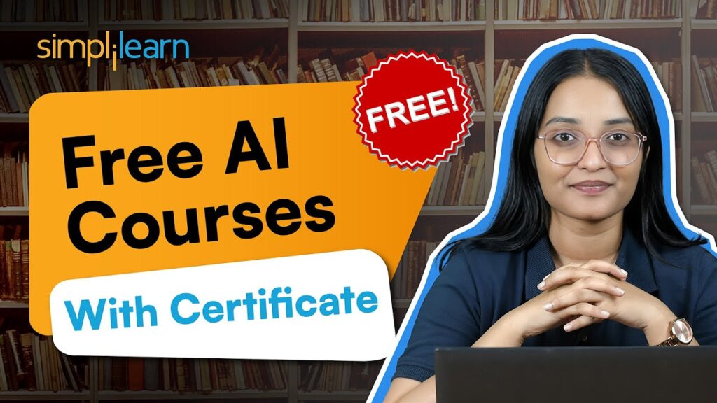 FREE AI Courses With Certificate | AI Courses to For Beginners in 2026 | Learn AI 2026 | Simplilearn