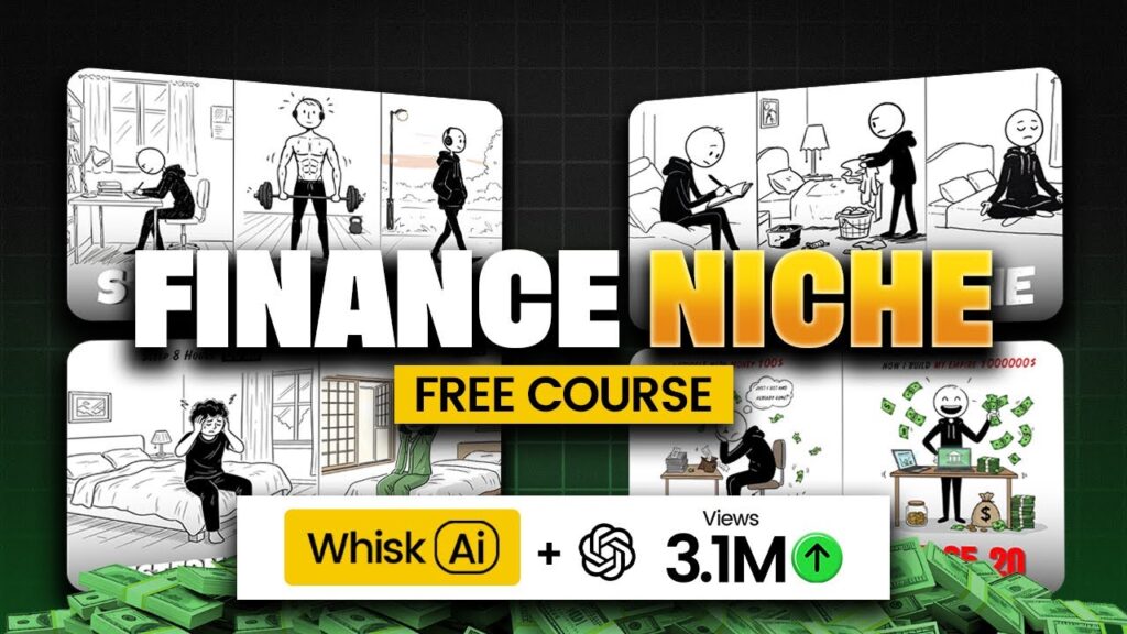 How to Make VIRAL AI Inspirational Finance Videos (FREE AI Course)