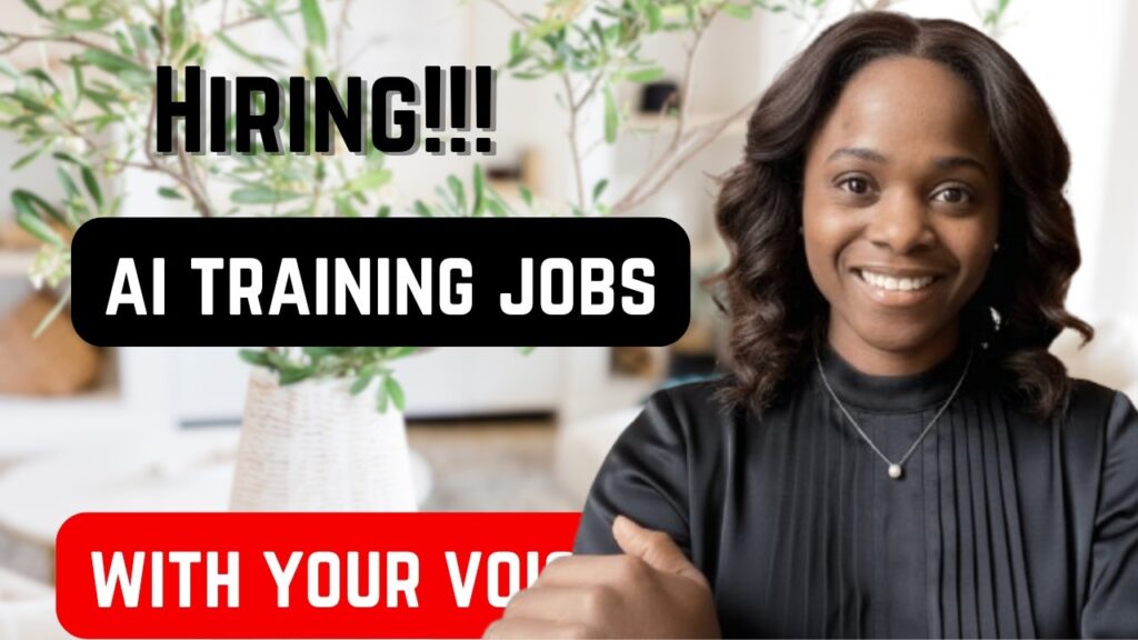 AI Training Jobs Hiring — Get Paid to Train AI With Your Voice