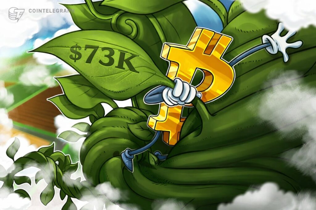 Bitcoin Hits $74,000 As ETF Inflows Face Miner Selling And War Tensions Bitcoin Hits $74,000 As ETF Inflows Face Miner Selling And War Tensions