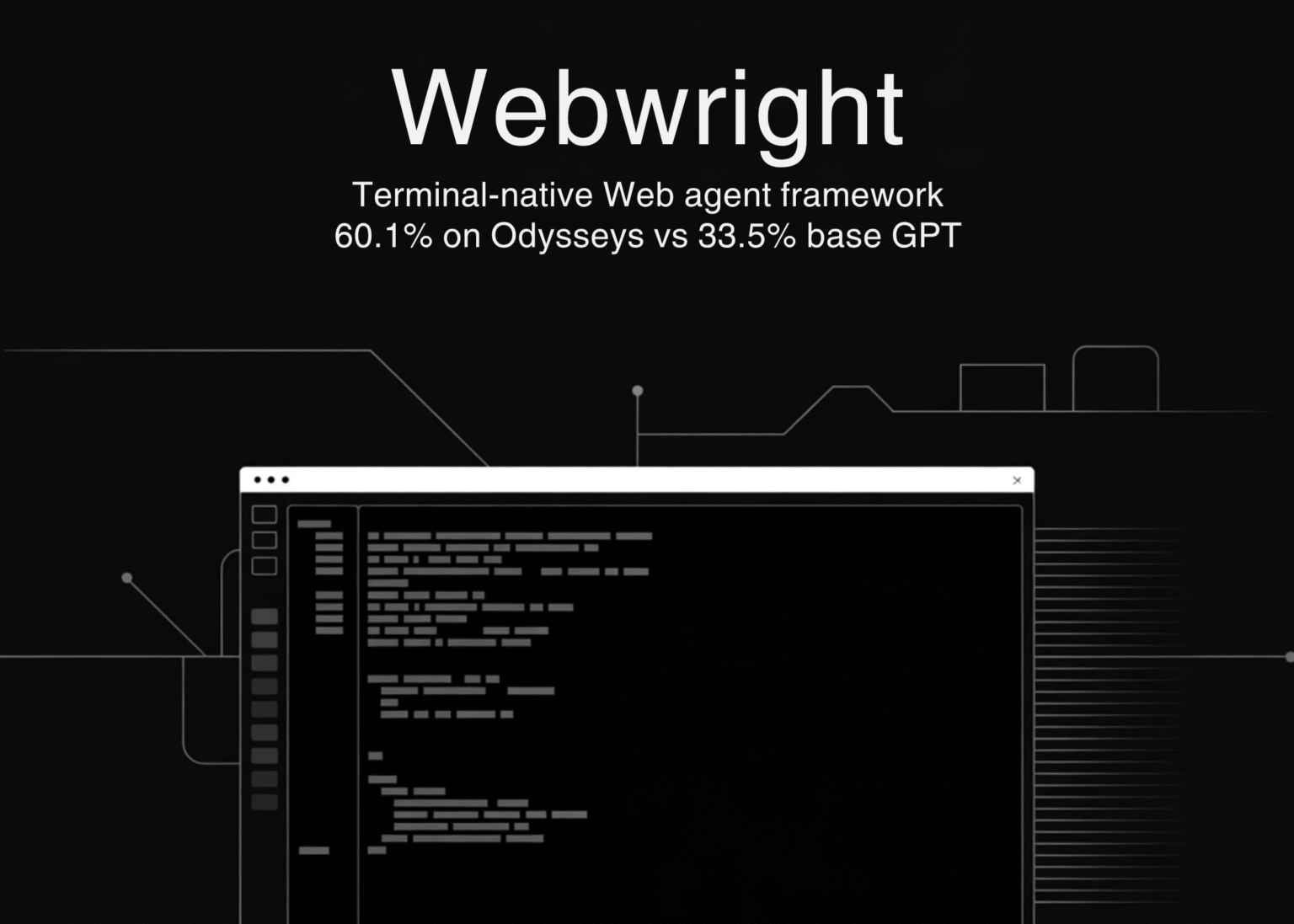 Microsoft Research Releases Webwright: A Terminal-Native Web Agent Framework That Scores 60.1% on Odysseys, Up from Base GPT-5.4's 33.5%