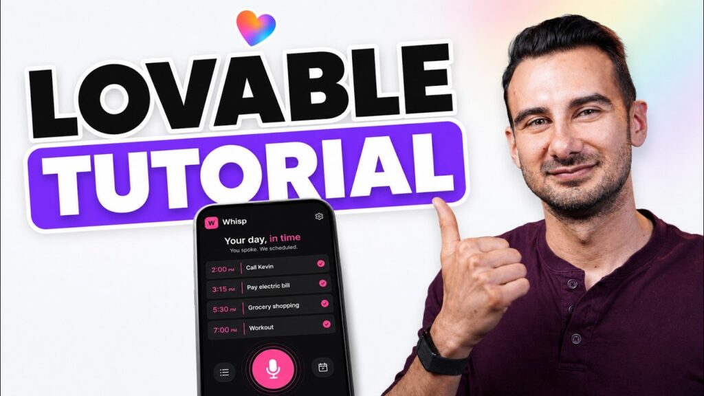 Lovable AI Tutorial for Beginners - Build Your First App