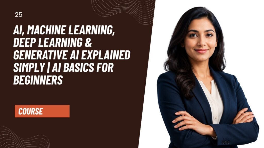 AI, Machine Learning, Deep Learning & Generative AI Explained Simply | AI Basics for Beginners