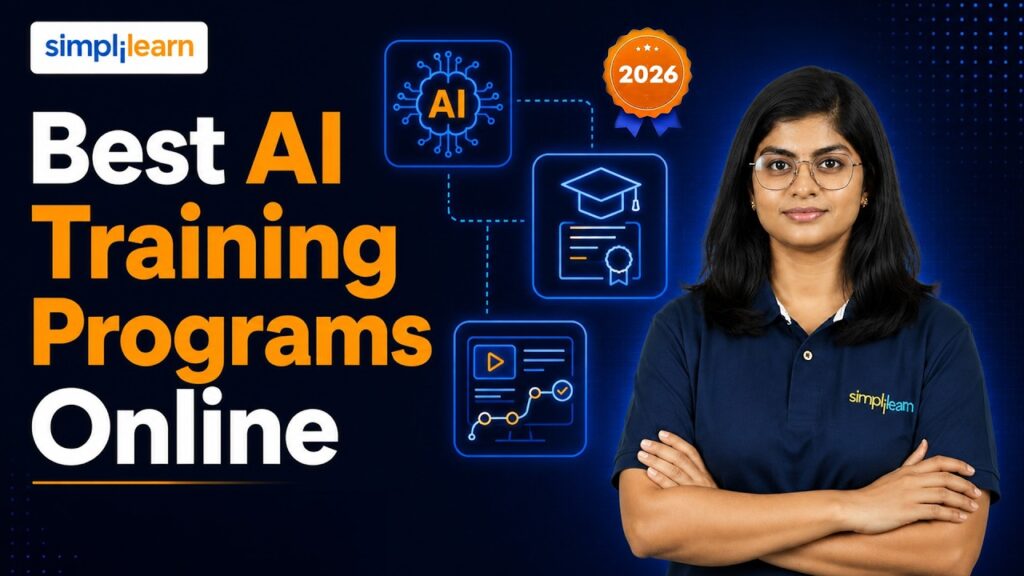 Best AI Training Programs Online In 2026 | Top 5 AI Training Programs To Get A Job | Simplilearn