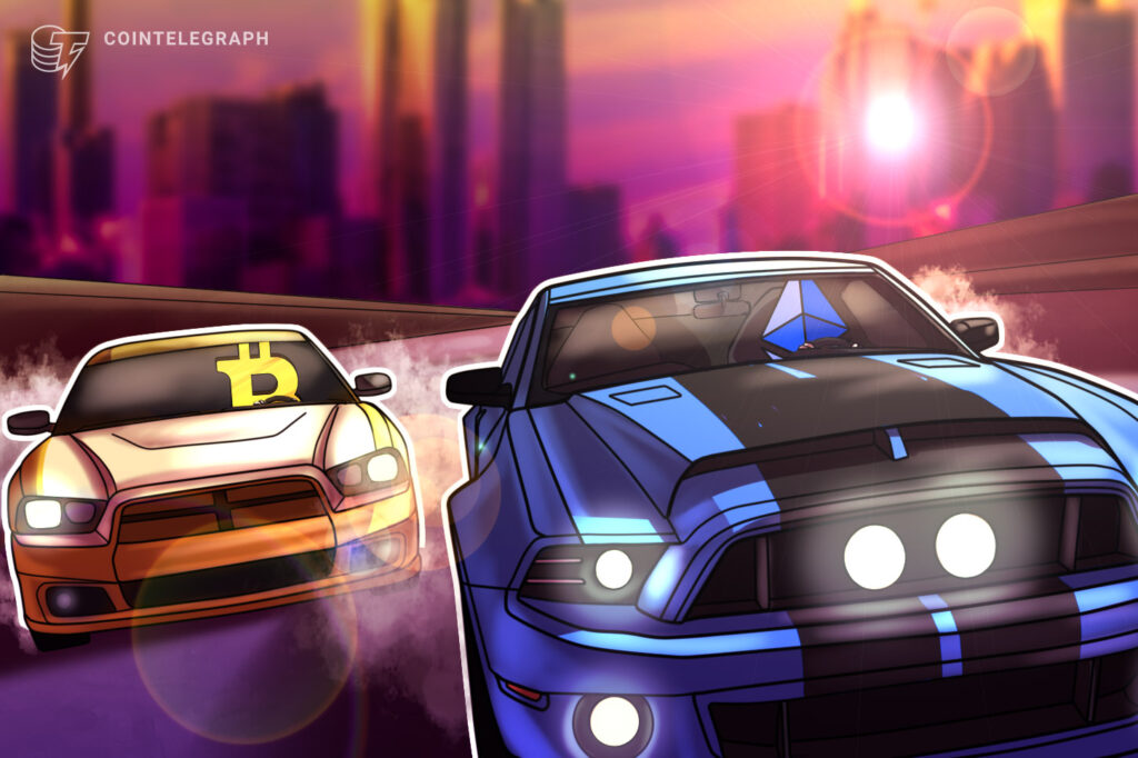 ETH Outperforms BTC As Investors Turn Attention Toward TradFi Adoption ethereum-layer-twos-reportedly-processing-more-transactions-than-btc