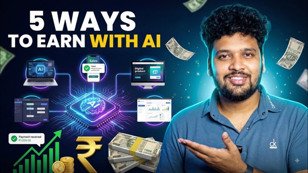 5 Ways to Make Money with AI in 2026 | AI Income Ideas 🚀