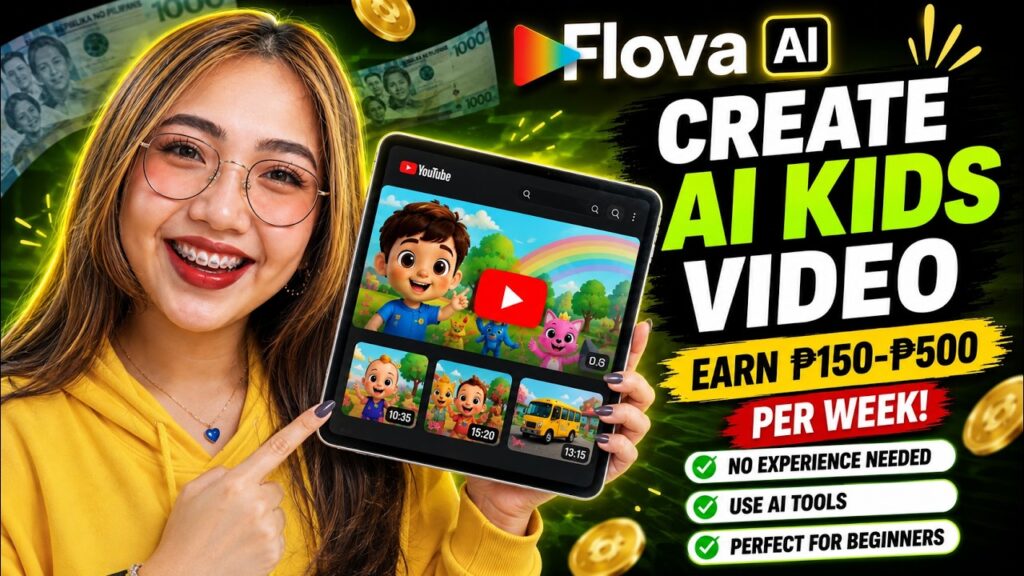 EARN EXTRA by Creating AI Kids Videos (Step-by-Step Tutorial)
