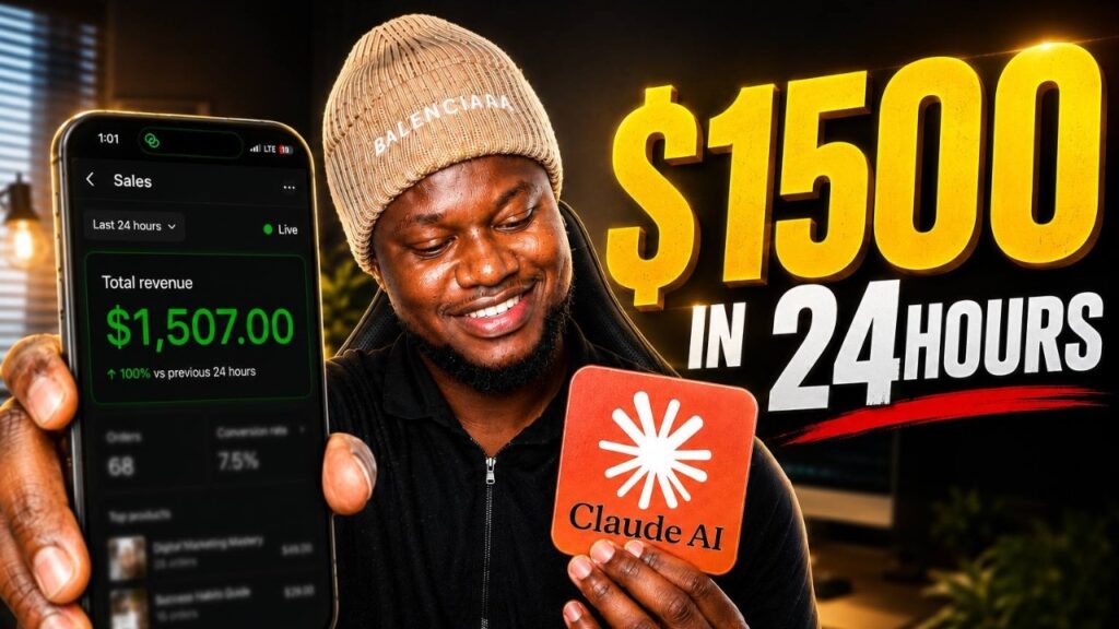 I Just Used Claude Ai to make $1500 in 24Hours!