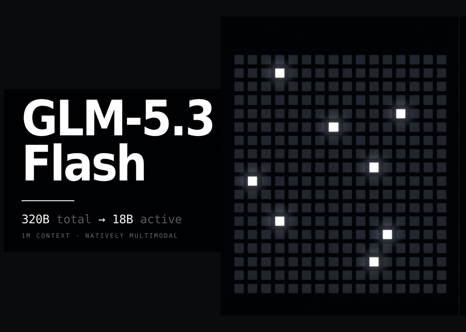 Z.ai Releases GLM-5.3-Flash: A 320B-A18B Natively Multimodal MoE With a 1M-Token Context